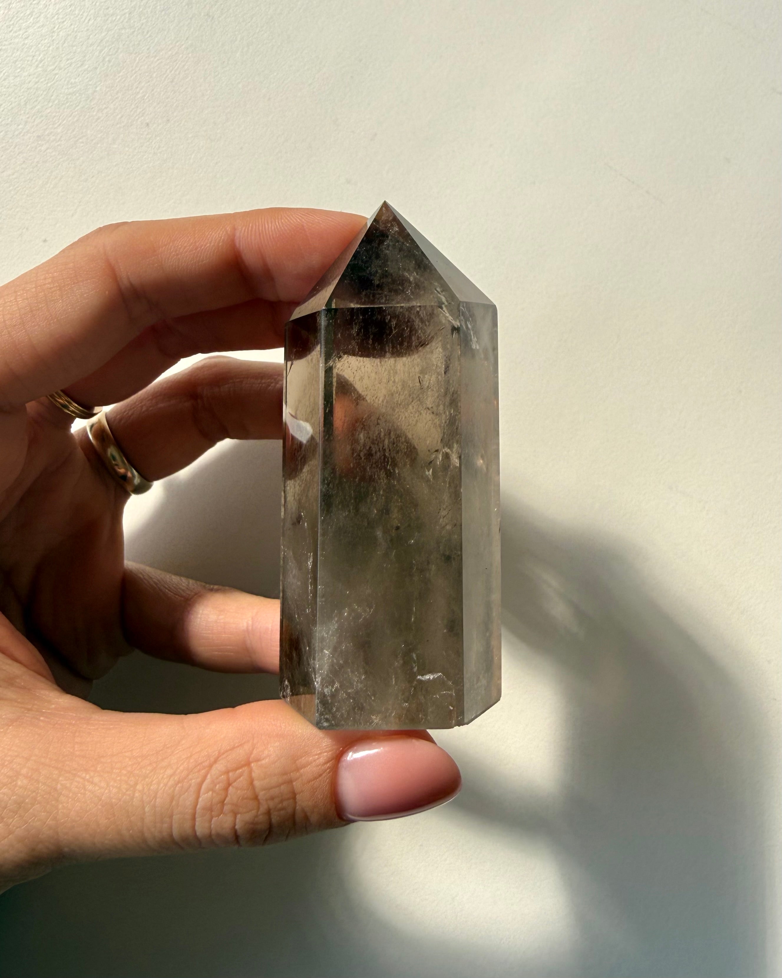 Punta in Quarzo Fumè