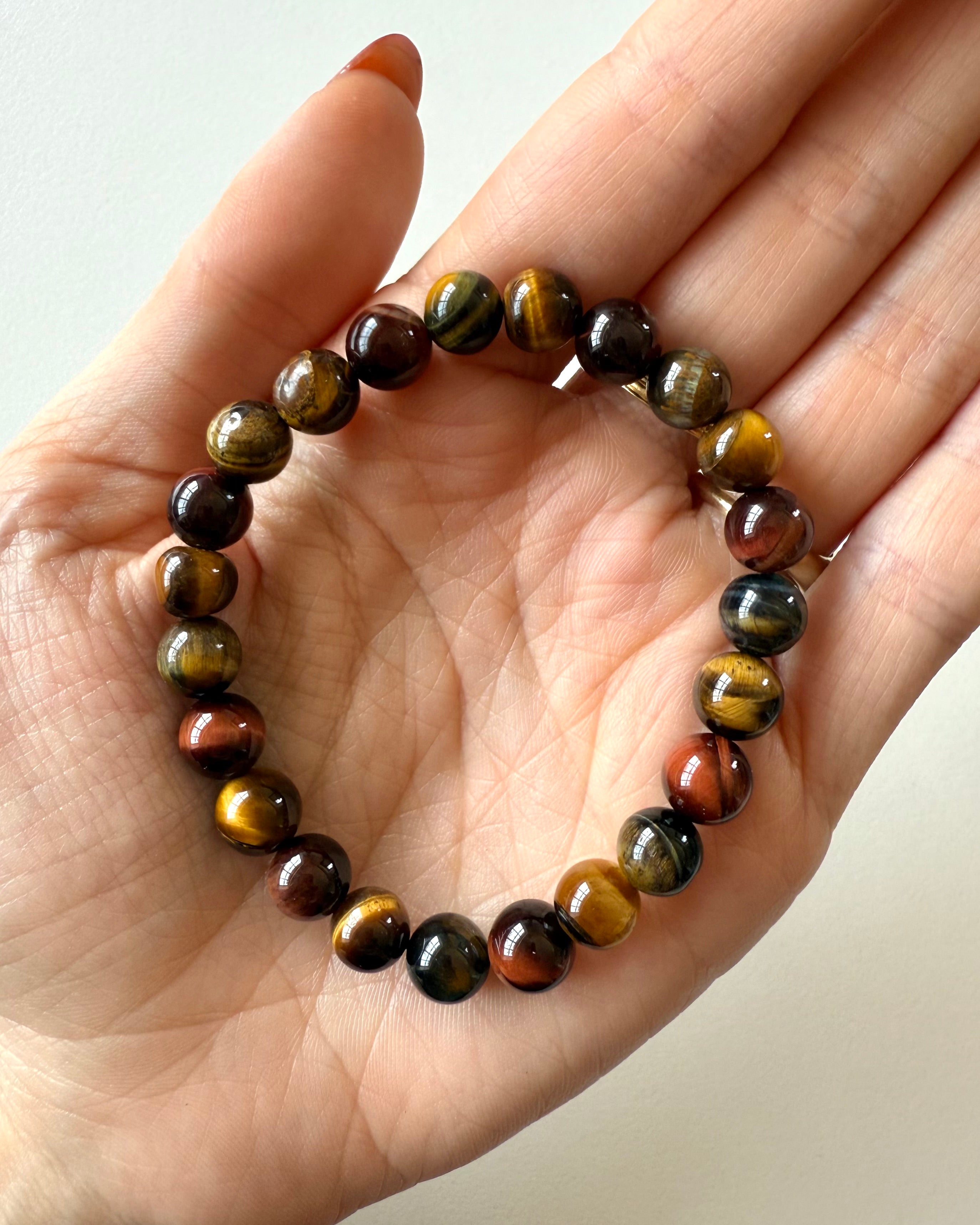 Bracciale TRIS Occhio di Tigre/Falco/Bue