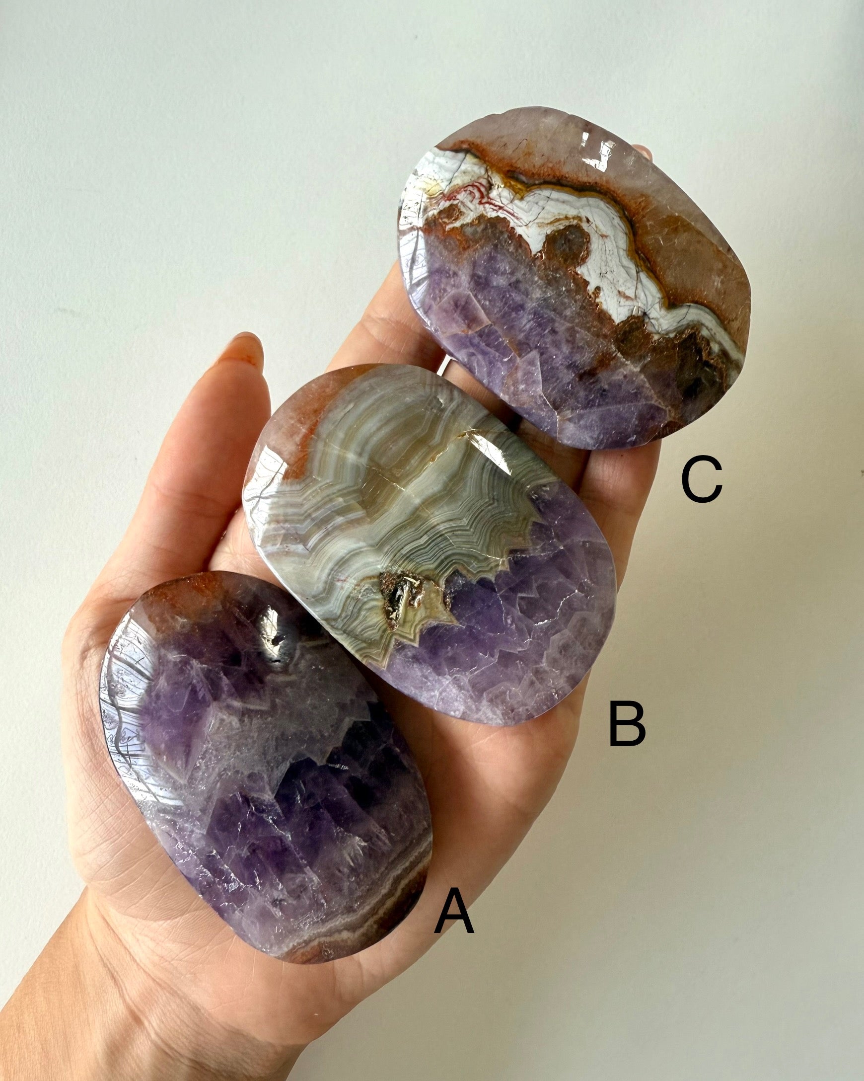 Palmstone in Agata Ametista