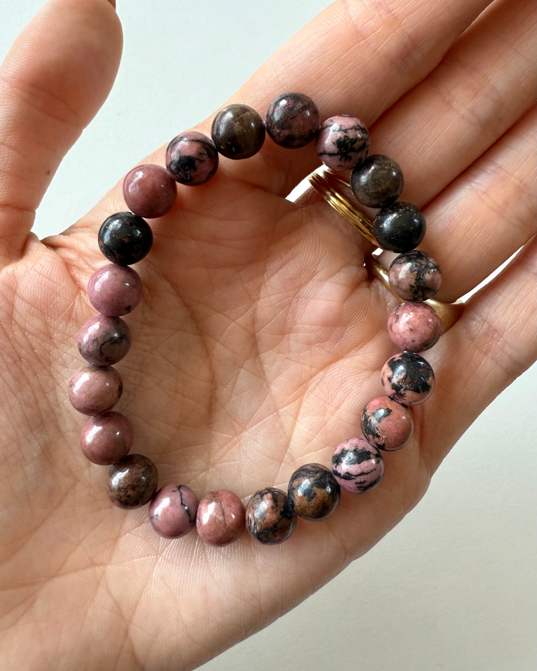 Bracciale in Rodonite