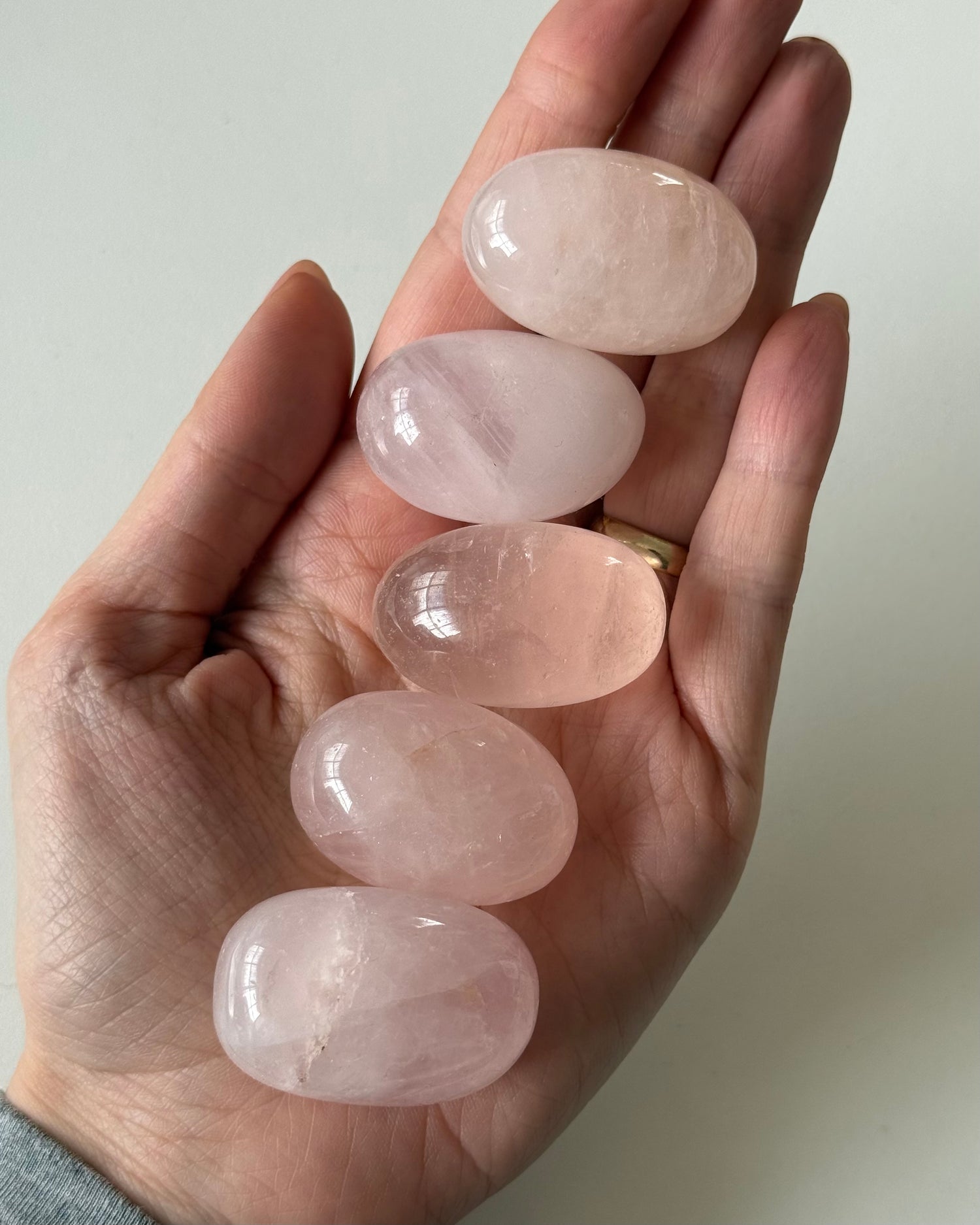Quarzo Rosa burattato