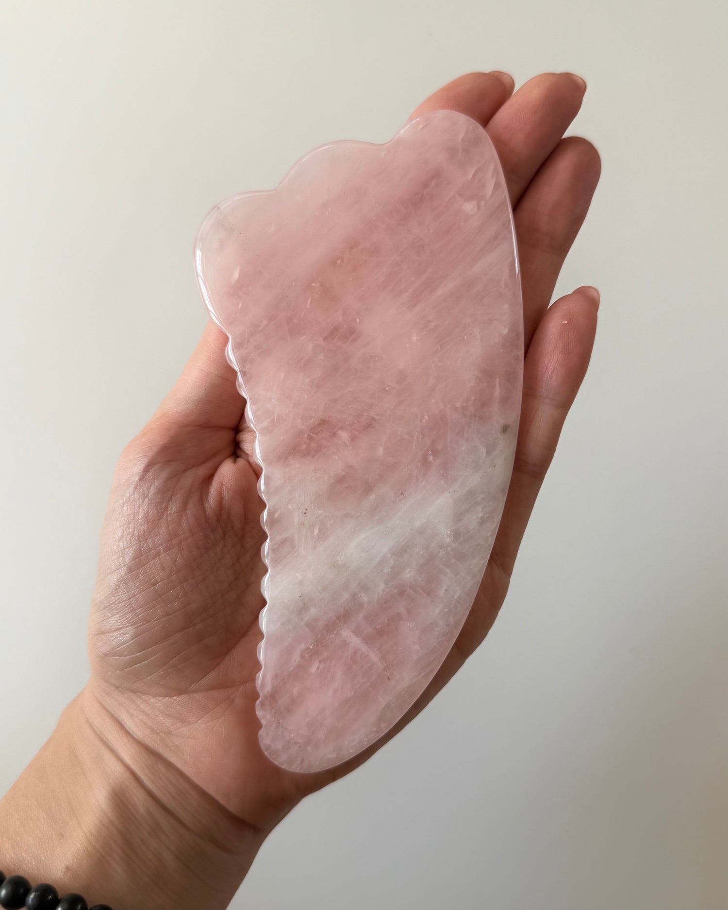 Gua Sha in Quarzo Rosa