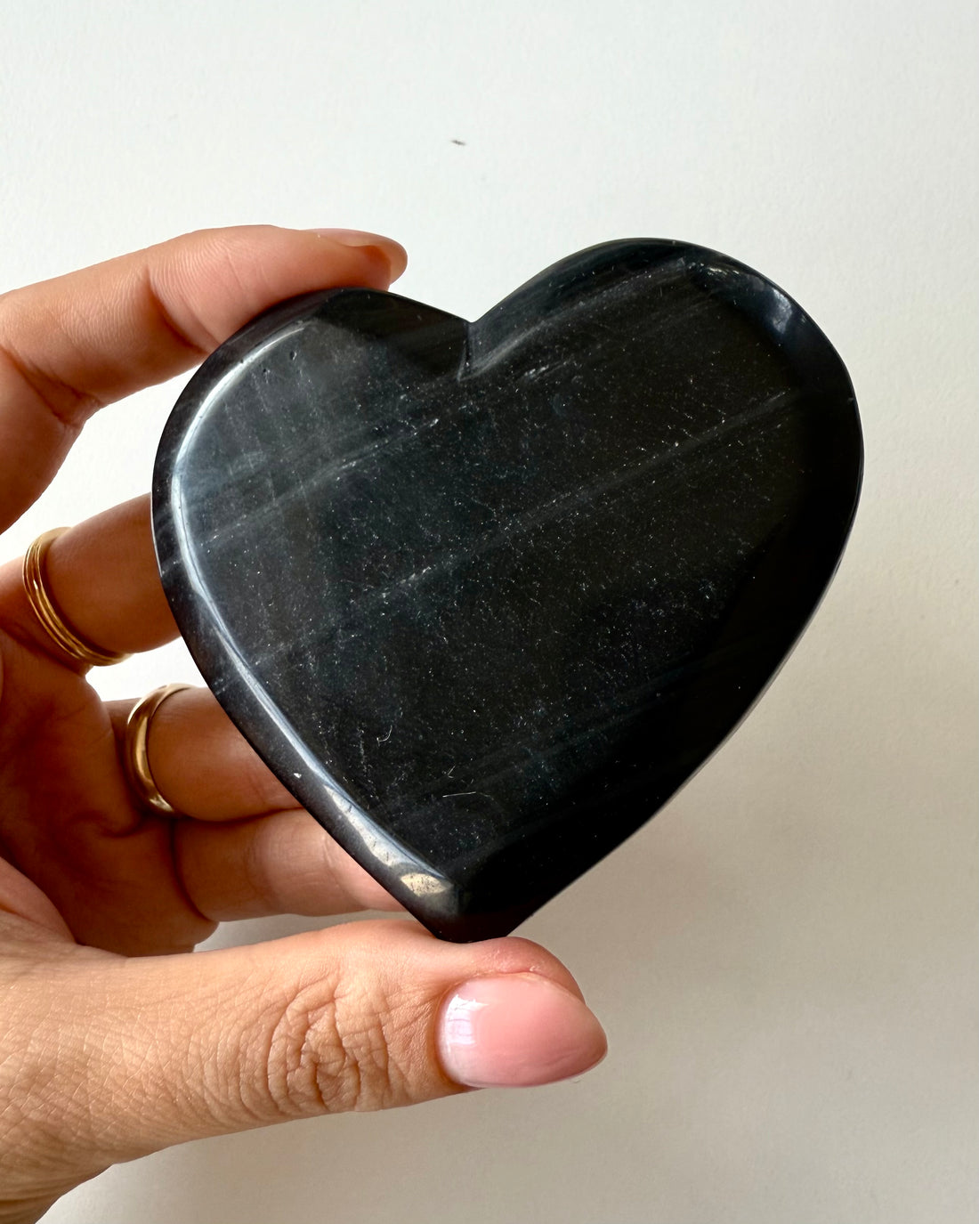 Cuore in Ossidiana (a bande)