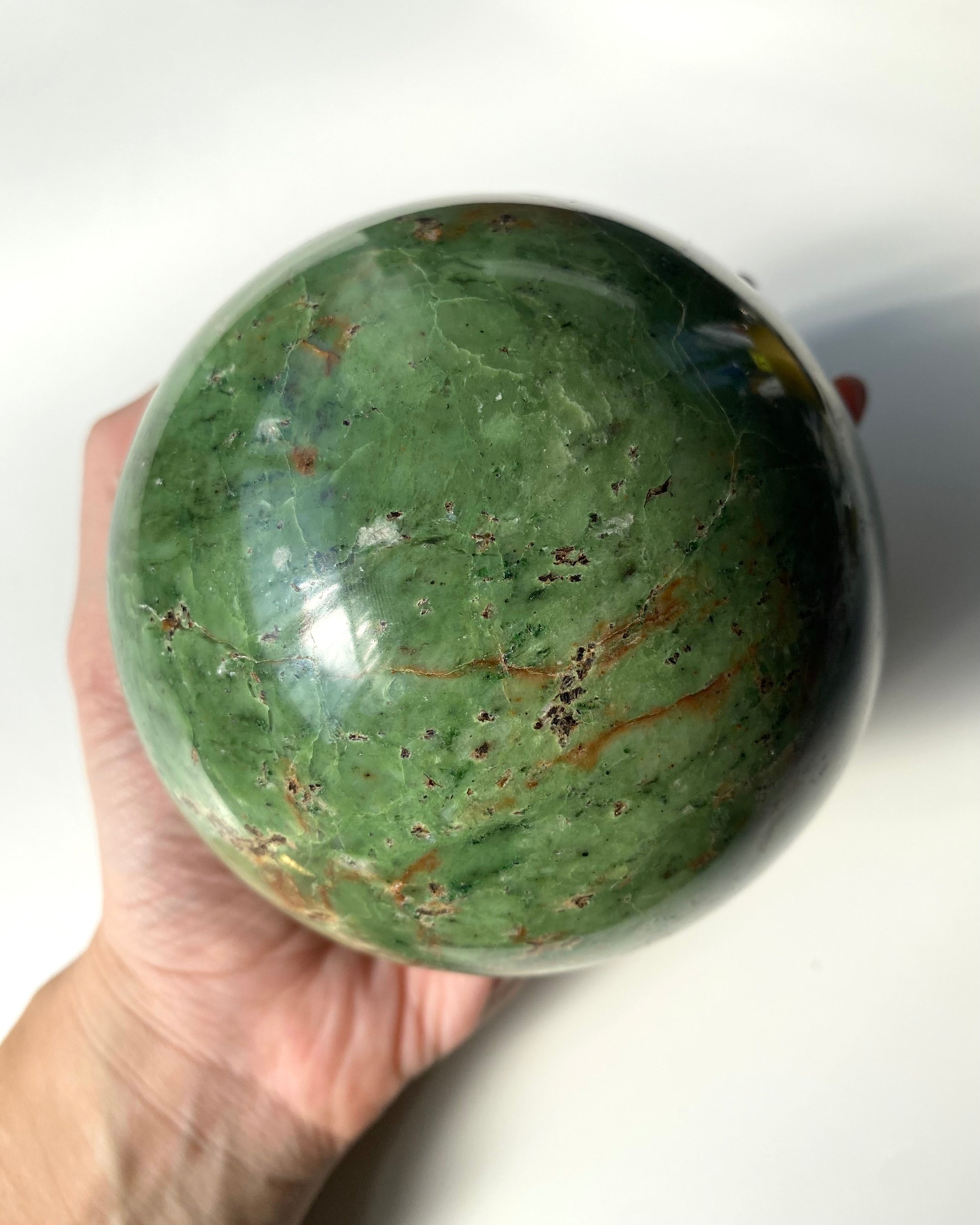 Sfera in Crisoprasio Verde