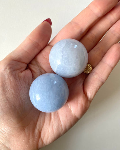 Sfera in Calcite Azzurra