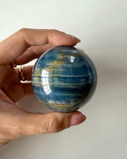 Sfera in Onice Blu (5,5cm)