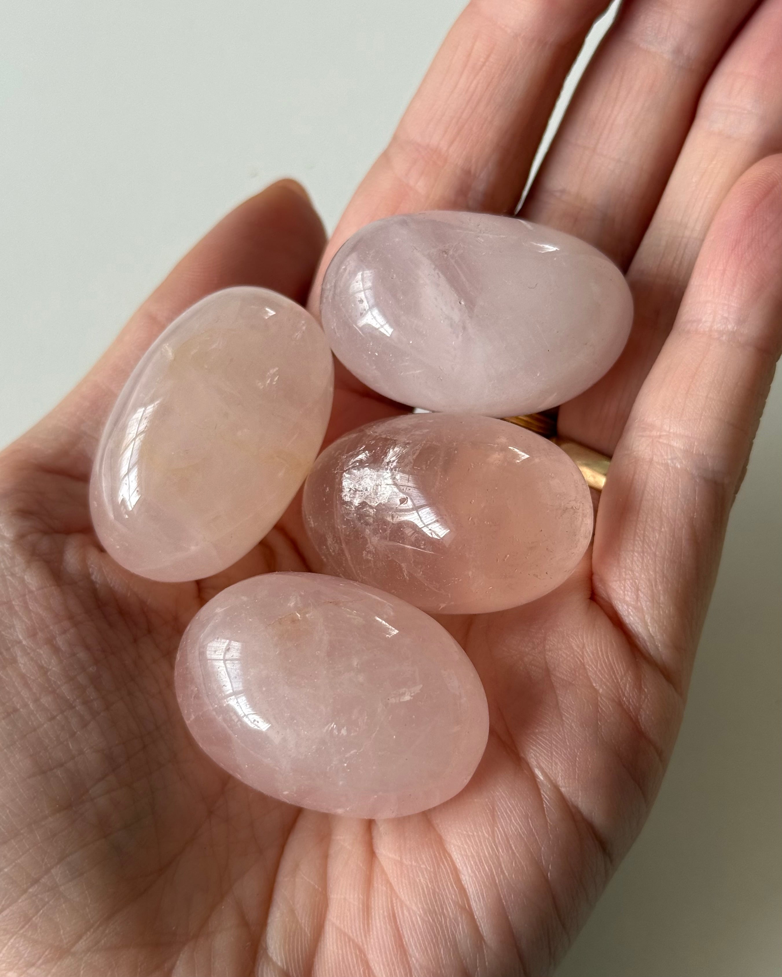 Quarzo Rosa burattato