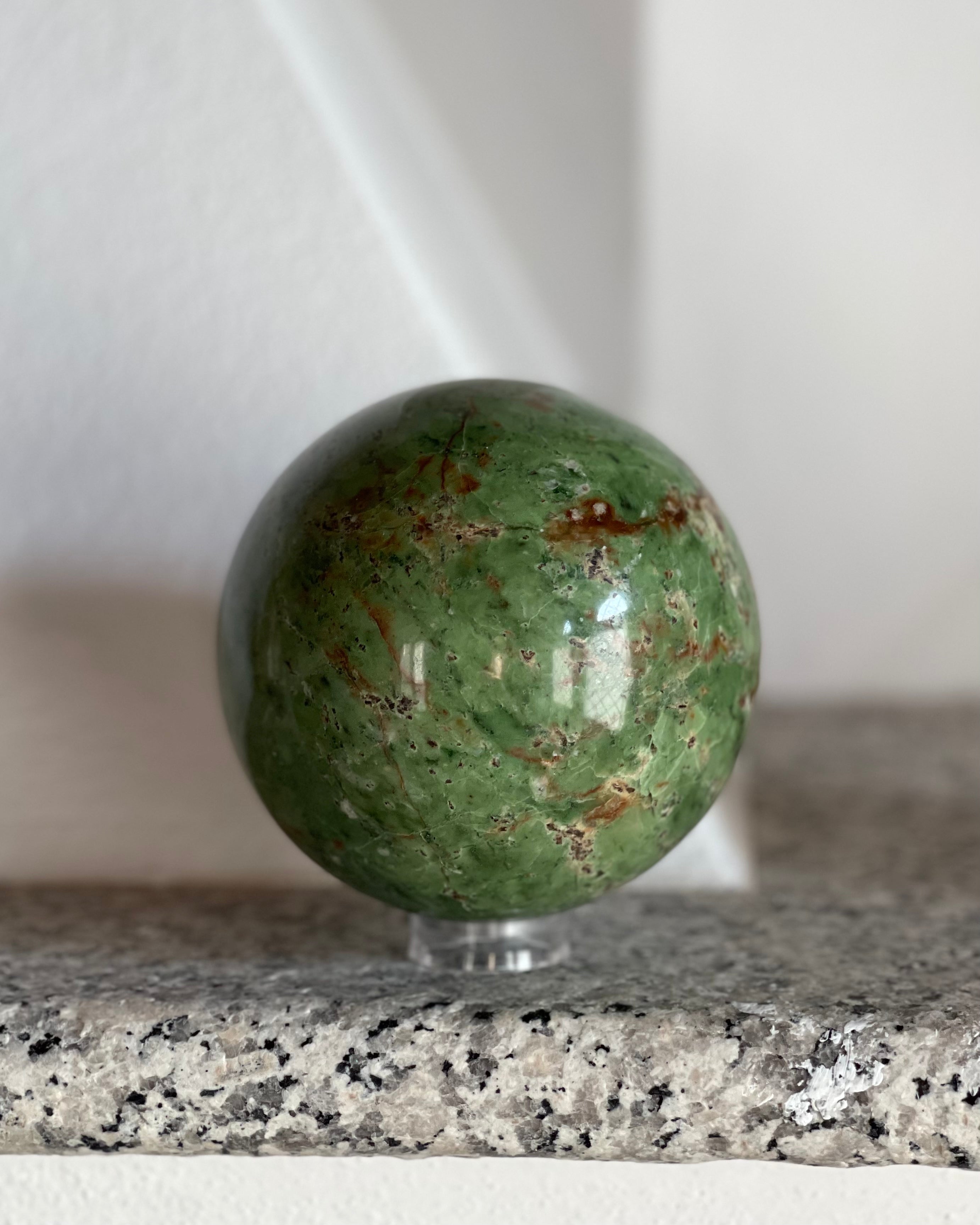 Sfera in Crisoprasio Verde