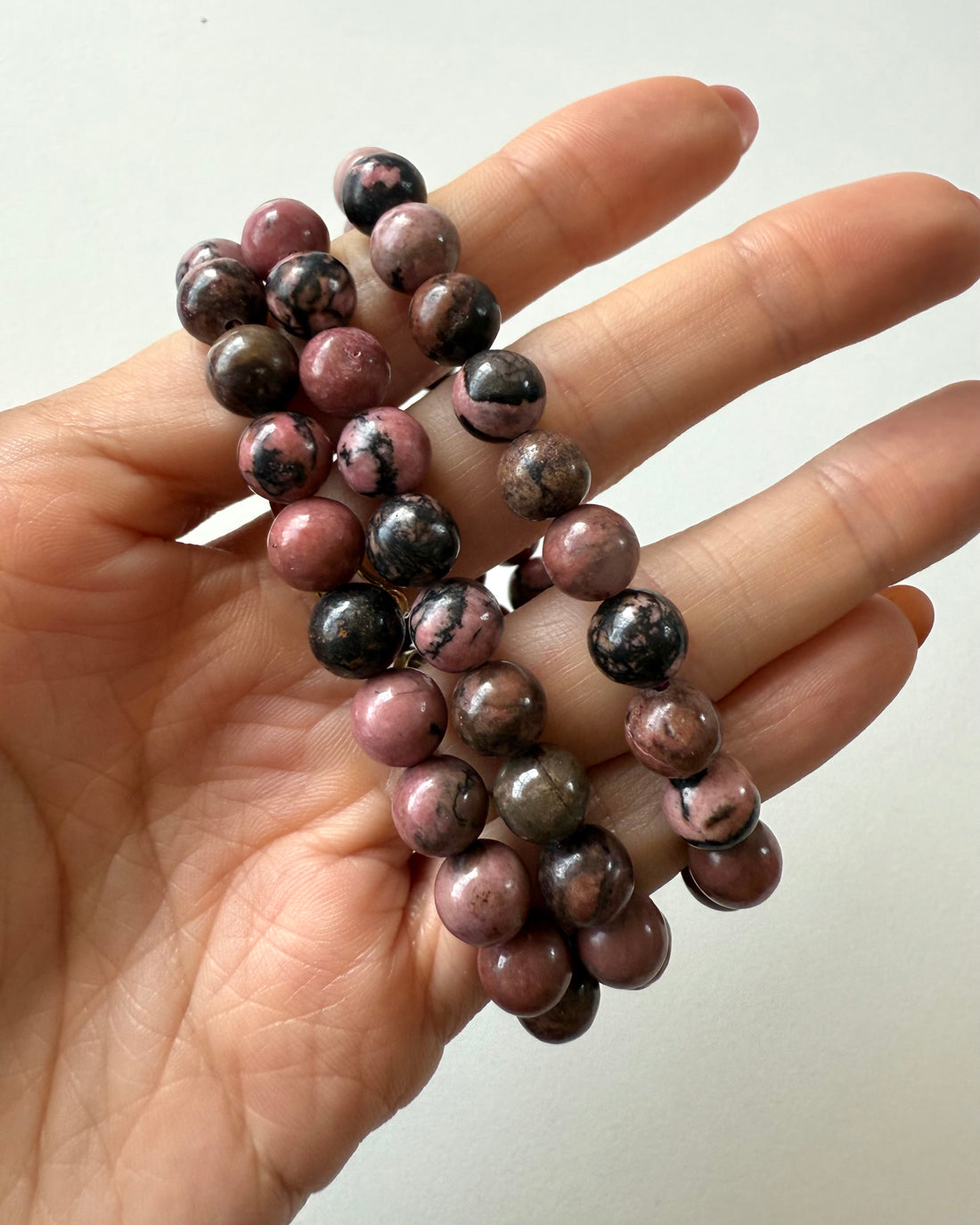 Bracciale in Rodonite