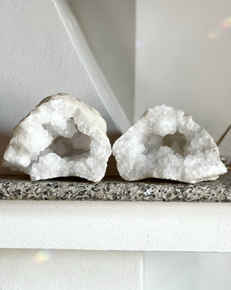 Geode di Quarzo Ialino del Sahara