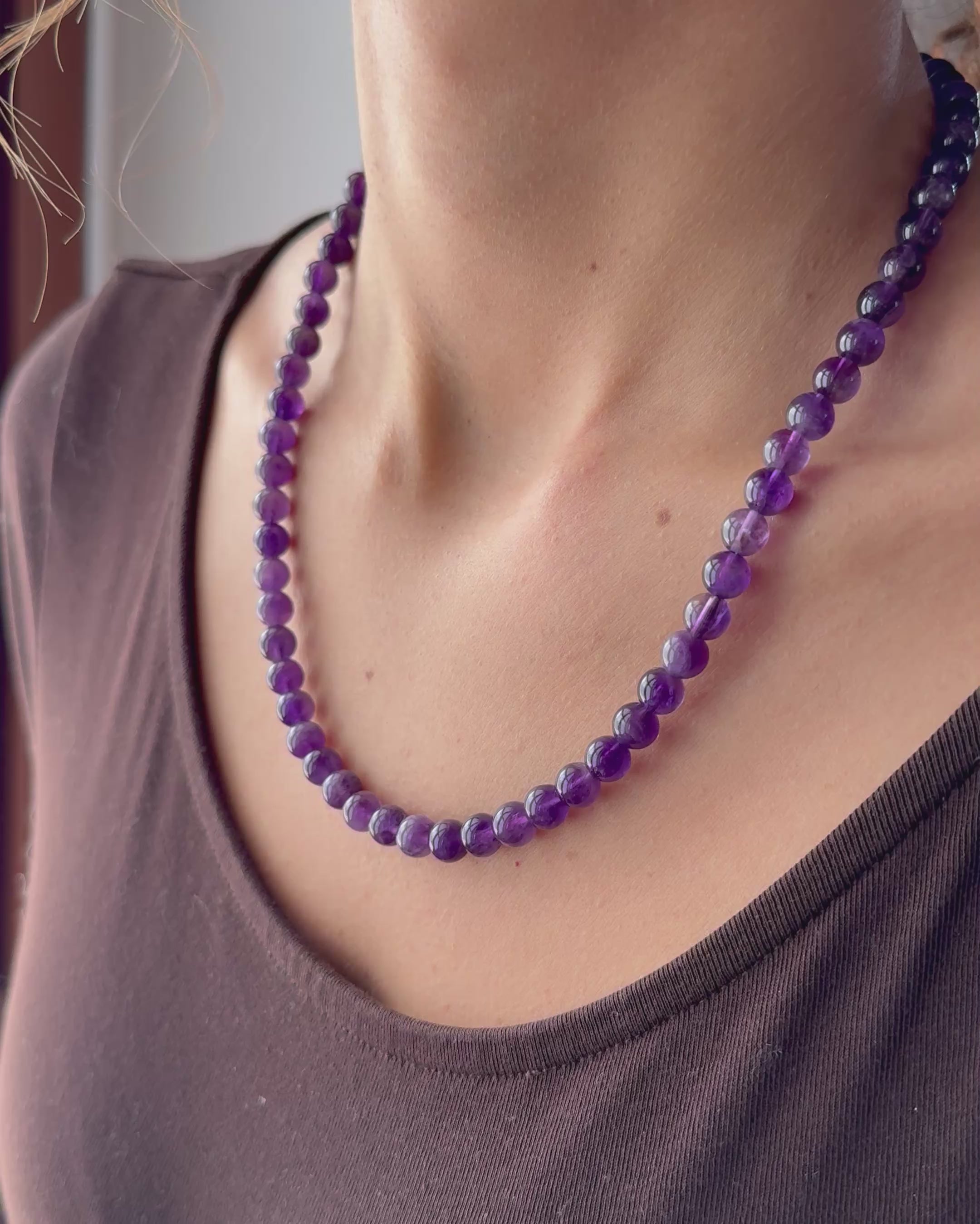 SET Collana-Bracciale in Ametista