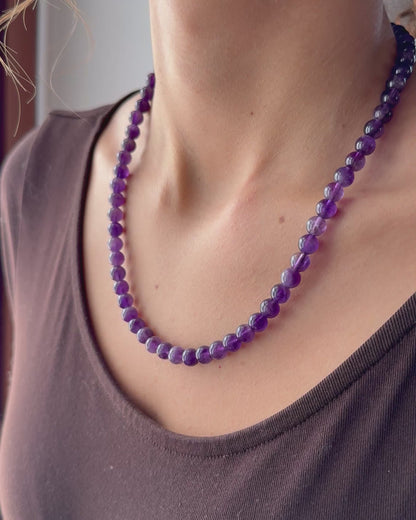 SET Collana-Bracciale in Ametista