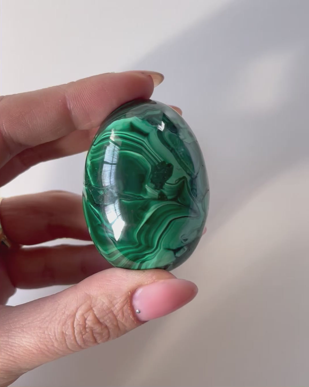 Uovo in Malachite
