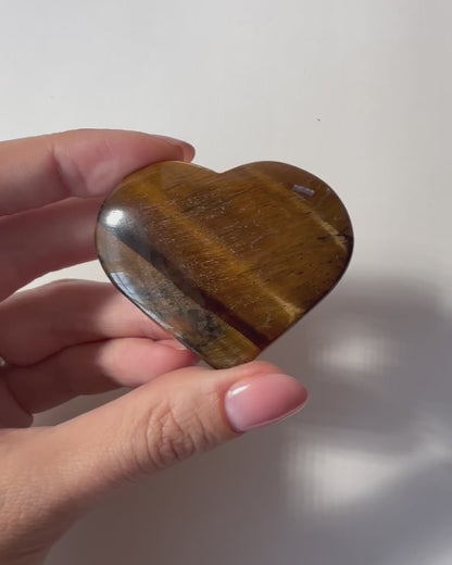 Cuore in Occhio di Tigre