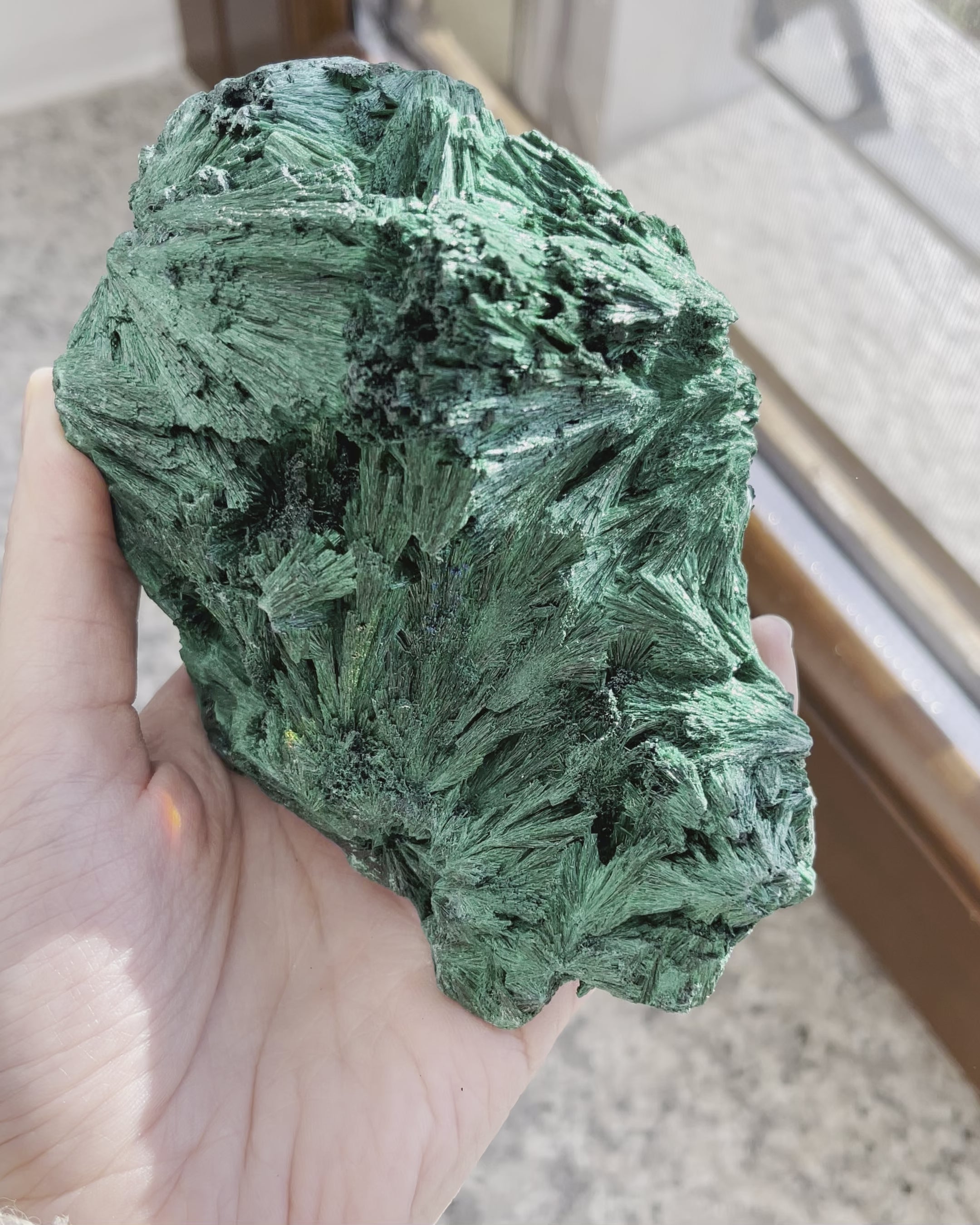 Malachite Grezza Fibrosa (800g)
